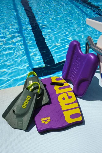 Vista 8 de Arena Unisex Adult Powerfin Pro II - Aletas de entrenamiento para natación para hombres y mujeres, lámina corta de silicona, reversibles