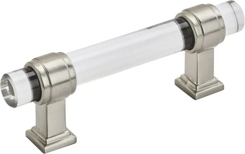 Vista 39 de Amerock Mango de gabinete Bronce claro/negro 3-3/4 pulgadas (96 mm) de centro a centro Glacio paquete de 1 unidad Jaladera de cajón