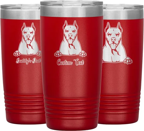 Vista 19 de Personalized Dogo Argentino Dog Mom Dad Tumbler, Dogo Argentino Mommy Daddy Coffee Tumbler, Dogo Argentine Mastiff Christmas Women Men Present, Dog