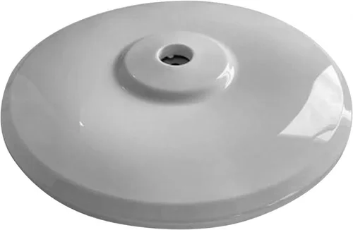 Vista 7 de Base de ventilador de pedestal, base redonda de pie, chasis de ventilador de piso a techo de 15.67 pulgadas de diámetro, chasis de ventilador Gris