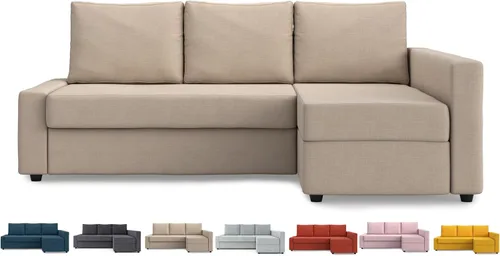 Vista 6 de MASTERS OF COVERS Cover Only Snug Fit Friheten Slipcover for The IKEA Friheten with Chaise Corner Cover, Sofa Bed Cover, Sectional Slipcover Gris