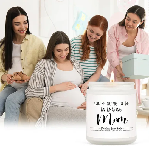 Vista 2 de Regalos para nueva mamá, vela perfumada de lavanda, mamá futura ser, regalos de embarazo para futuras mamás primerizas, mamá, nuevos artículos