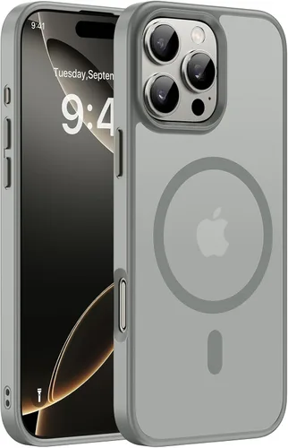 Vista 34 de Miracase - Funda magnética para iPhone 14 Plus de 6.7 pulgadas (compatible con MagSafe) (con 2 protectores de pantalla), protección de grado Negro