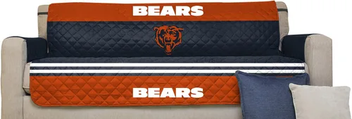 Vista 26 de Pegasus Sports NFL NFL - Protector reversible para sofá de la NFL, con correas elásticas, 75 x 110 pulgadas