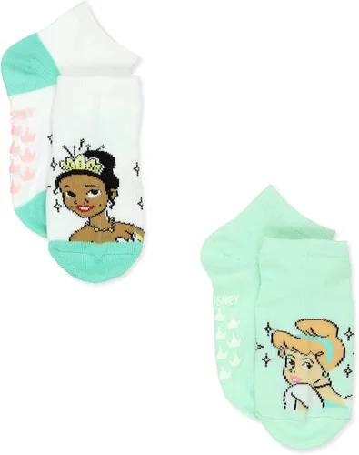 Vista 6 de Disney Princess - Paquete de 6 calcetines para niñas pequeñas con pinzas