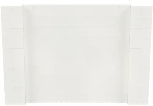 Vista 151 de EverBlock Kit de pared de 5 x 4 pies Bloques de construcción modulares Sistema de pared para edificios, pantallas y estructuras Divisor
