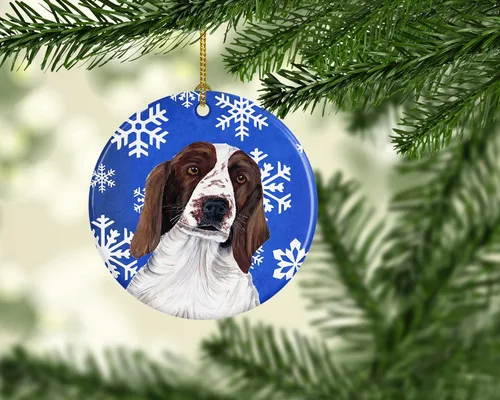 Vista 291 de Caroline's Treasures Cavalier Spaniel - Adorno de cerámica para colgar en el árbol de Navidad, para el hogar, Navidad, fiestas, regalo, 3 pulgadas