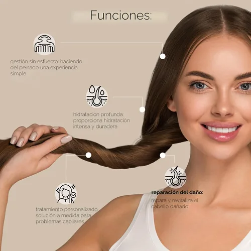 Vista 3 de Aceite de argán orgánico Art Naturals, acondicionador para cabello seco y dañado, 12 onzas