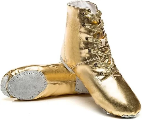 Vista 2 de Zapatos de baile de jazz para mujer, botines de baile para hombre