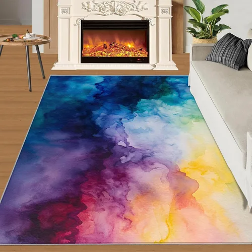 Vista 70 de Desert Dunes Rugs for Bedroom, Desert Landscape Area Rug, Natural Scenery Rugs for Living Room, Indoor Non-Slip Rug, Machine Washable Carpet for