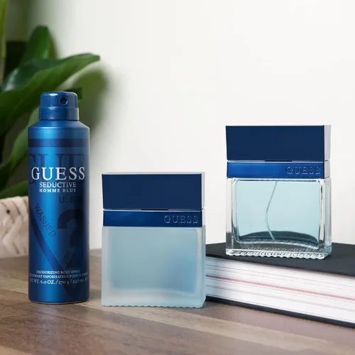 Vista 3 de Guess Guess Seductive Homme Blue Men Body Spray, 6 onzas (Paquete de 1)