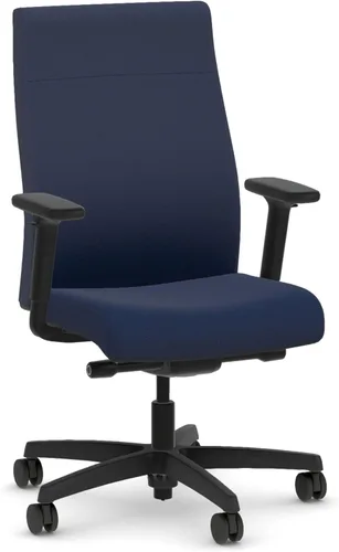 Vista 26 de HON Ignition 2.0 - Silla de oficina de tela, tapizada, brazos ajustables, silla de oficina ergonómica ejecutiva reclinable, con inclinación