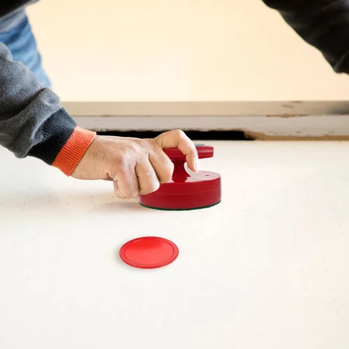 Vista 3 de Air Hockey Pusher Set 94Mm Plastic Replacement Hockey Pushers Accessories for Game Tables Sports Leisure Use