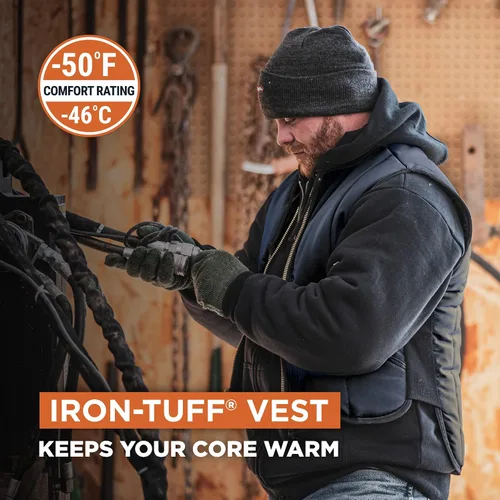Vista 2 de RefrigiWear - Chaleco aislante resistente al agua resistente al agua -50 F protección contra el frío