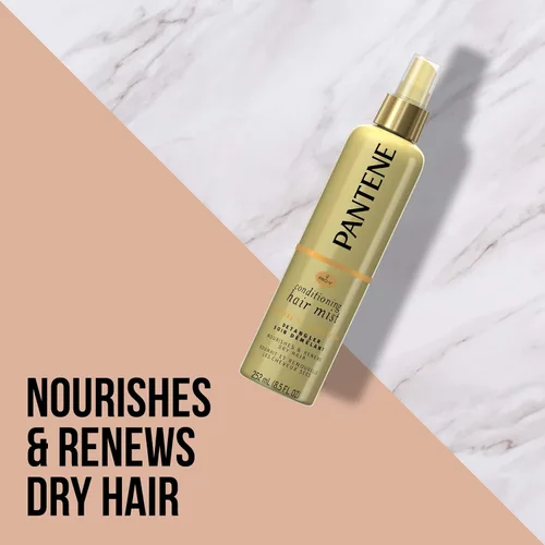 Vista 3 de Pantene Pro-V Nutrient Boost Moisture Conditioning Mist Desenredante nutritivo y renovador, 8.5 onzas líquidas Desenredante