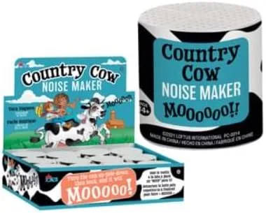 Vista 2 de Vaca Moo Sound Voice Noise Maker juguete novedad puede payaso bromas de mordaza, nuevo