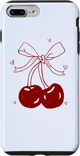 Vista 12 de Cherri Ties Baby Blue Cherry Bow Case for iPhone 17