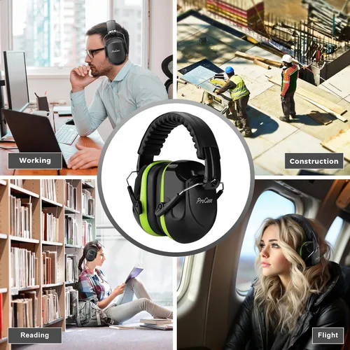 Vista 165 de ProCase NRR 28dB Noise Reduction Ear Muffs, Foldable Adjustable Noise Cancelling Headphones