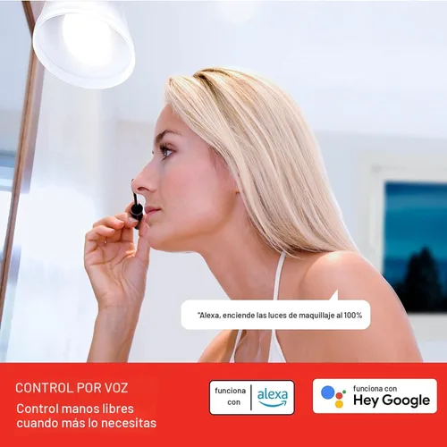 Vista 4 de [Usado] Sengled - Bombilla WiFi inteligente - Focos inteligentes compatibles con Google Assistant, A19 Luz del día (5000K) - No requiere