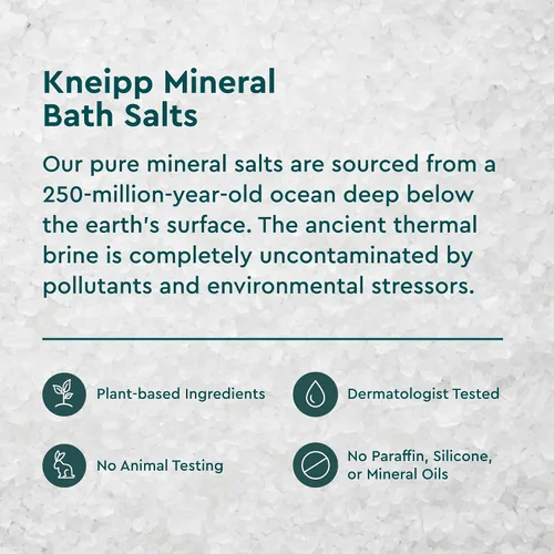 Vista 5 de Kneipp - Sales minerales de baño, 17.63 onzas