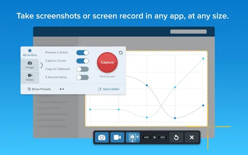 Vista 2 de Snagit 2024 - Screen Capture & Image Editor [PC/Mac Online Code]