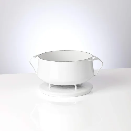 Vista 3 de Dansk Kobenstyle - Cazuela blanca, 4.1 LB