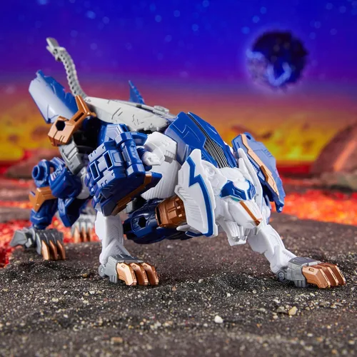Vista 7 de Transformers Legacy United Voyager Class Prime Universe Thundertron, figura de acción de conversión de 7 pulgadas, 8+