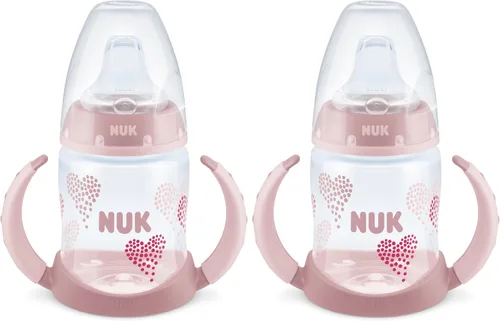 Vista 9 de NUK First Choice - Vaso para aprender 2.0, 5 onzas, con asas, a prueba de derrames, a prueba de fugas, vaso con popote suave, paquete de 2