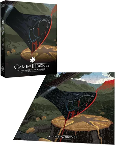 Vista 2 de USAopoly Violence is a Disease Game of Thrones Rompecabezas Rompecabezas de 1000 piezas Rompecabezas premium de Juego de Tronos con licencia
