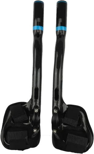 Vista 4 de PLATT Manillar TT de carbono para bicicleta, barras aero para triatlón, barras de descanso para ciclismo, para bicicleta de montaña y bicicleta