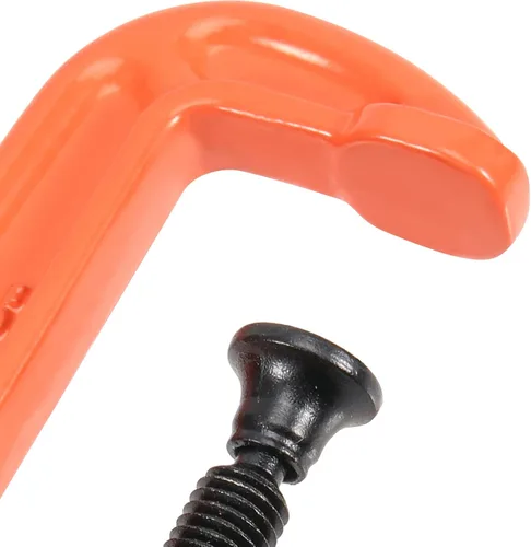 Vista 3 de 16 abrazaderas mini C de 2 pulgadas, abrazadera G de hierro maleable para carpintería, soldadura y construcción, apertura de mandíbula de 2