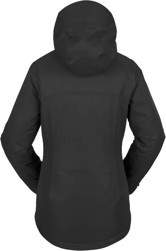 Vista 2 de Volcom Chaqueta con capucha Bolt para mujer con aislamiento para snowboard y esquí Negro