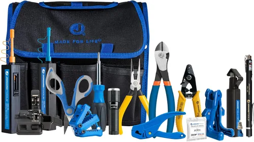 Vista 17 de Kit de preparación de fibra Jonard Tools TK-120 - Juego de 12 herramientas de acceso y terminación de cables de fibra óptica con herramientas