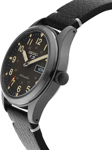 Vista 2 de Seiko Reloj automático deportivo 5 para hombre, Negro -, Elegante