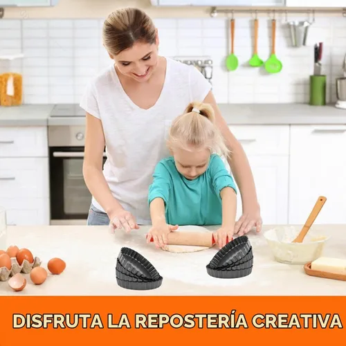 Vista 7 de Gutsdoor Molde para tartas de queso de 5 pulgadas con parte inferior extraíble, moldes para tartas de quiche, antiadherentes, redondas