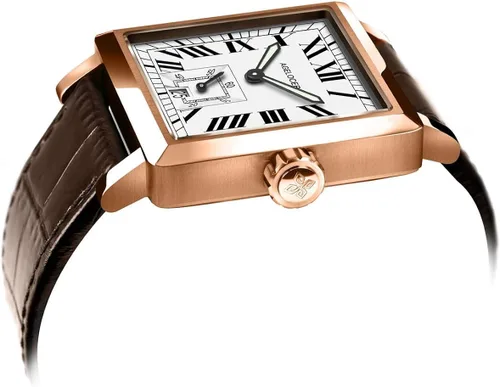 Vista 7 de AGELOCER Reloj de lujo analógico luminoso de acero inoxidable mecánico automático para hombre