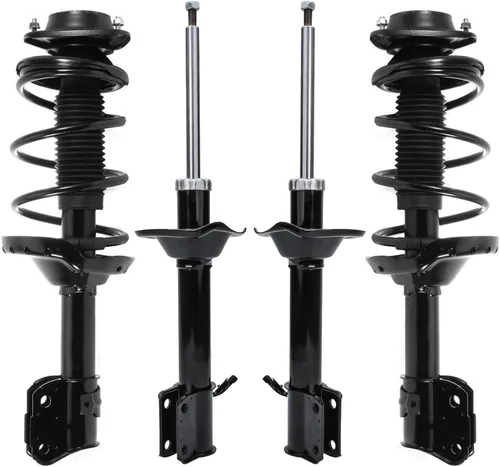 Vista 29 de Detroit Axle - Puntales y Amortiguadores para Chevy Traverse Buick Enclave GMC Acadia Saturn Outlook 2007-2012, 2 puntales delanteros con resorte