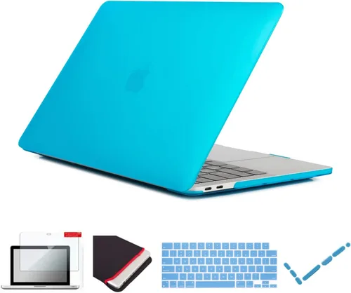 Vista 75 de Se7enline Compatible con MacBook Pro Touch Bar Case 2016/2017/2018/2019, funda rígida mate para Mac Pro de 13 pulgadas, A1706/A1989/A2159, funda