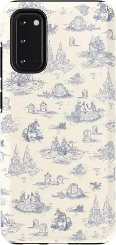 Vista 279 de Casely Funda para Galaxy S9 Postura de cadáver Yoga de esqueleto Diseño protector delgado esencial de doble capa