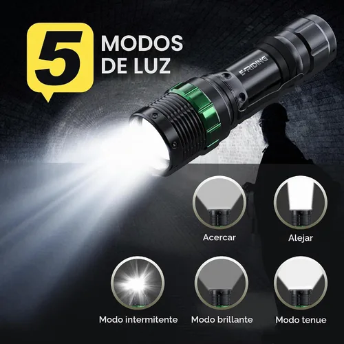 Vista 4 de E-riding Paquete de 2 linternas de tráfico de 11 pulgadas con 5 modos intermitentes