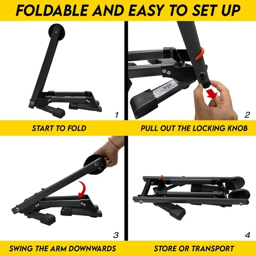 Vista 3 de MaxxHaul - Soporte plegable para bicicleta deportiva de 20 a 29 pulgadas