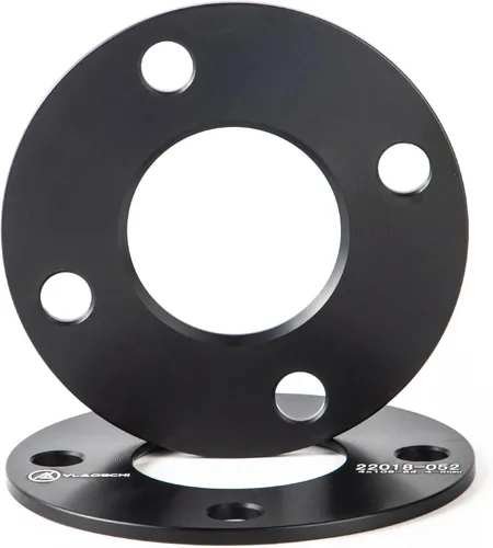 Vista 11 de Separadores de rueda forjados negros 5x112 centrados en el cubo con 3 mm y orificio central de 66.56 mm (sin labio) Compatibles