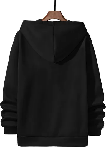 Vista 4 de Sudadera con capucha con estampado de barba para hombre, forro polar, transpirable, absorbe la humedad, sudadera para hombre