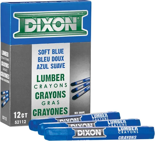 Vista 10 de Dixon Crayones de Madera, Negro Carbón, 12/Caja (49400)