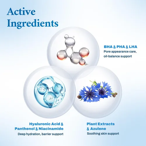 Vista 6 de ACNIOME Gel hidratante para el cuidado de los poros, hidratación ligera sin aceite para pieles grasas y sensibles, con ácido salicílico, niacinamida