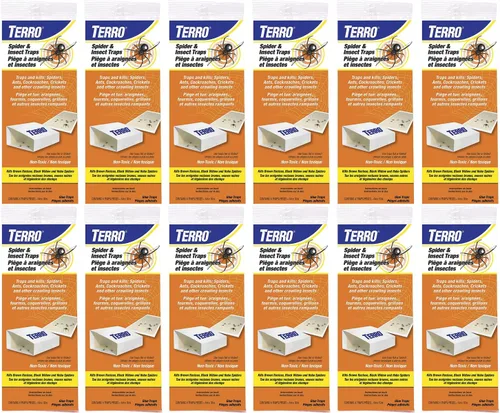Vista 11 de Trampa para arañas e insectos Terro T3206-10 - Paquete de 10 trampas para insectos Kills Roaches, Spiders, Ants, Cockroaches, Crickets, Indoor Bug