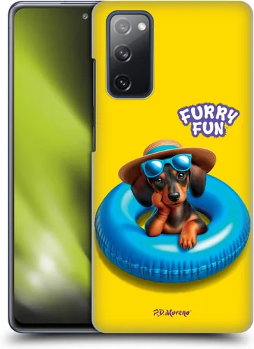 Vista 14 de Head Case Designs P.D. Moreno Cat WC Furry Fun Artwork - Carcasa rígida con licencia oficial compatible con Samsung Galaxy S20 FE / 5G WC para gatos
