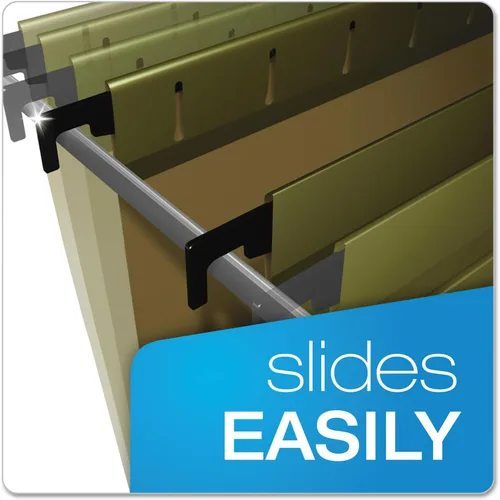 Vista 3 de Pendaflex Surehook fólders de archivos colgantes reforzados, Verde (Standard Green)