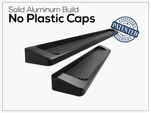 Vista 4 de APS Estribos (escalones laterales de barras Nerf) compatibles con Ford Transit 2015-2026 Van de tamaño completo de 3 puertas
