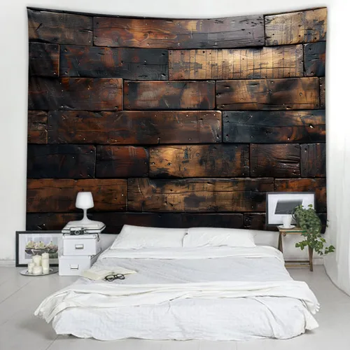 Vista 11 de WODEJIAFANG Tapiz estético de tela para pared, tapiz decorativo de girasol, fondo de oficina, divisor de habitación para dormitorio, jardín al aire